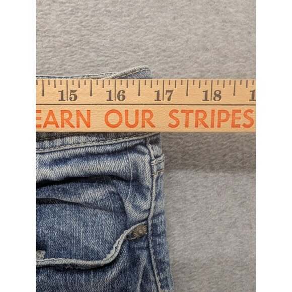 Aeropostale Jeans Womens 13/14 Blue Chelsea Bootcut Stretch Denim Light Wash - Picture 4 of 15